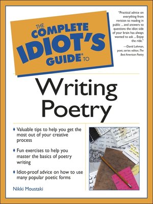 cover image of The Complete Idiot's Guide to Writing Poetry